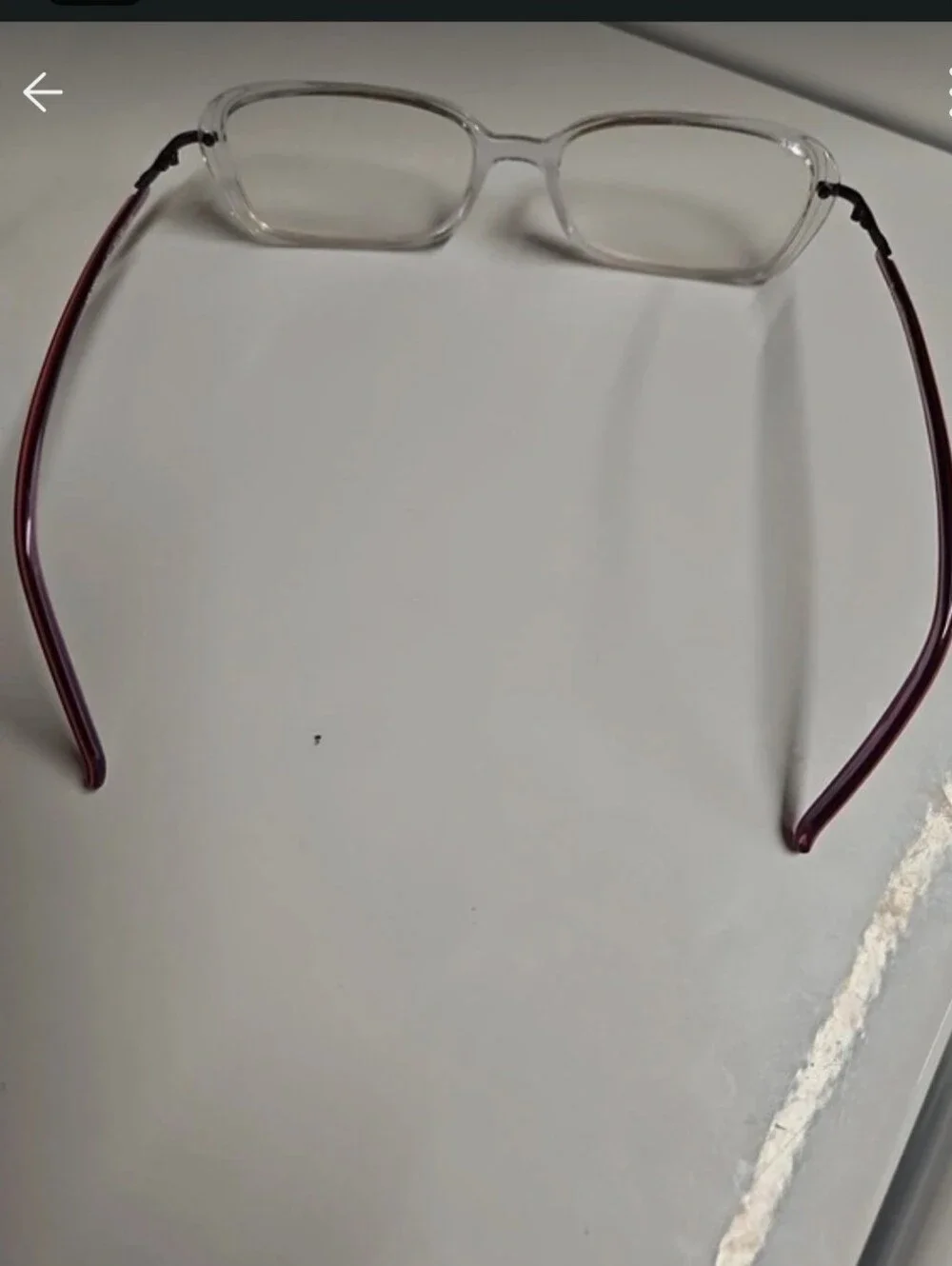 NWOT Vogue Eyeglasses VO2353 Clear Frame Purple Arms 51-16-135 NWOT